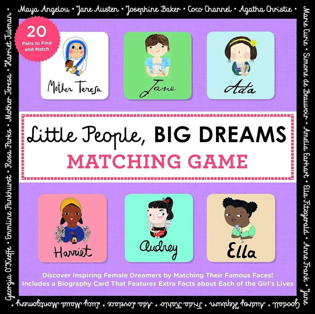 Little People Big Dreams Matching Game: Put your Brain to the Test with all the