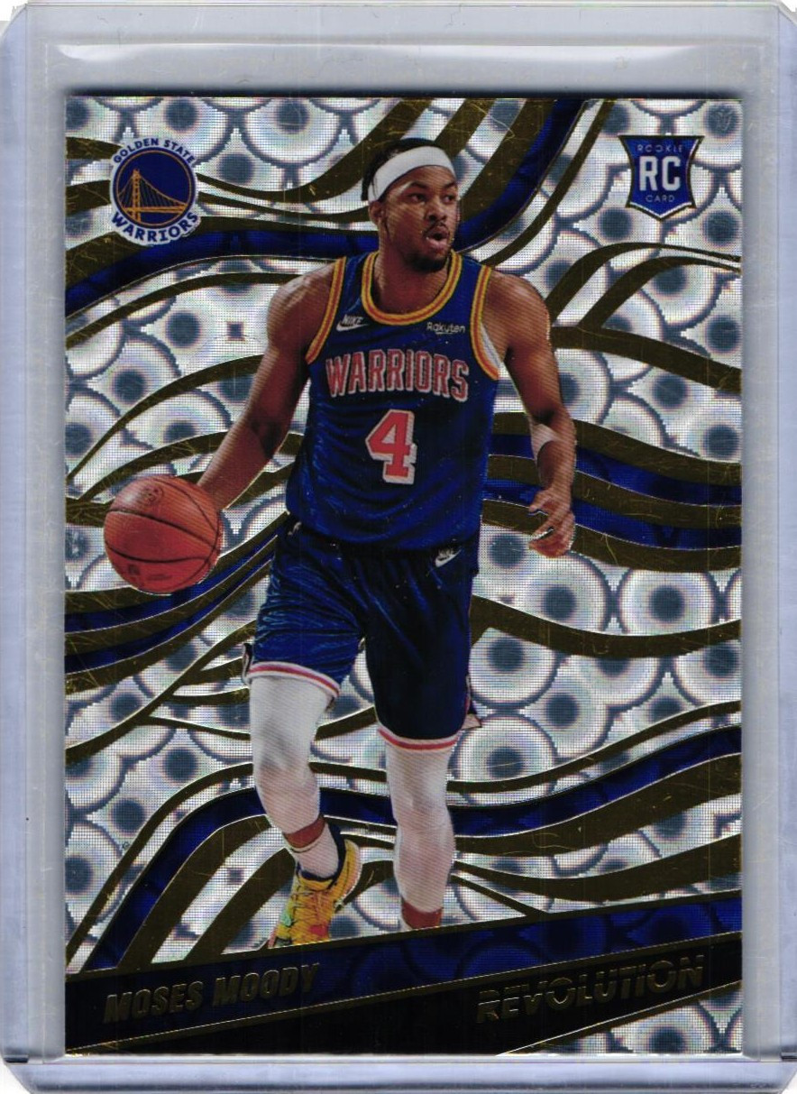 MOSES MOODY 2021-22 REVOLUTION GROOVE SP ROOKIE RC #104 WARRIORS FREE SHIP