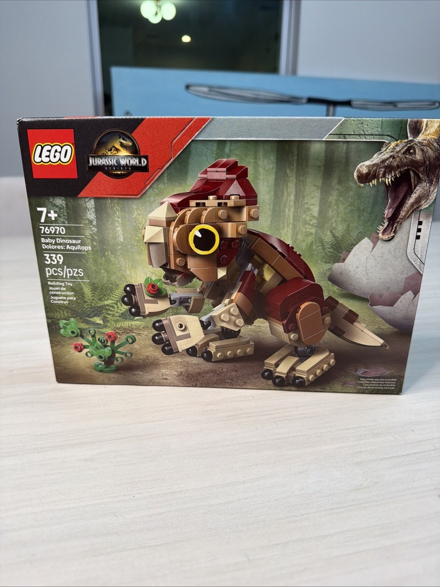 LEGO JURASSIC WORLD #76970 BABY DINOSAUR DOLORES: AQUILOPS 339 LEGO JURASSIC WORLD #76970 BABY DINOSAUR DOLORES: AQUILOPS 339