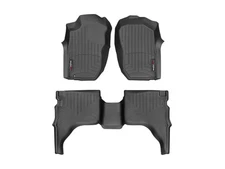 WeatherTech FloorLiner for 2001-2004 Toyota Tacoma - 1st & 2nd Row, Black