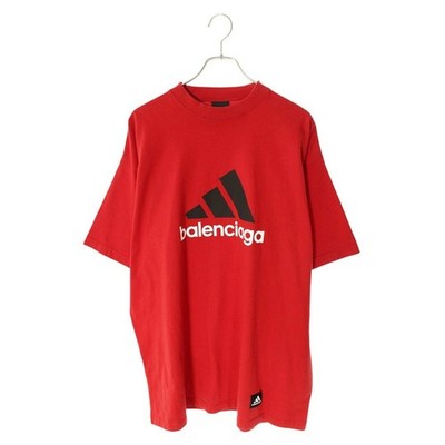 BALENCIAGA × adidas 23SS GAME SHIRT BALENCIAGA x adidas 23SS T-shirt, size L, cotton, blue