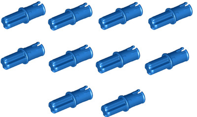 LEGO Technic Technik 10 blaue Achs Pins Axle 1L with Pin 43093 4206482 4309323 