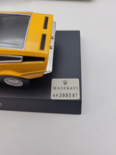 Grani & Partners 1:43, Maserati Bora 1971, Yellow Diecast Model Car. No.19. - Picture 15 of 24