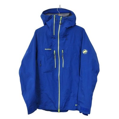 Mammut Alvier HS Hooded Jacket Men's 1010-26410 Hard Shell GTX Pro Used MOLO-0