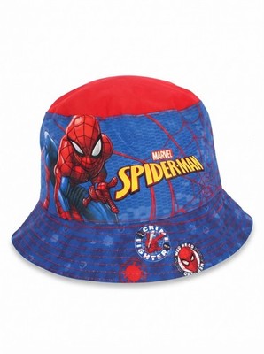 Marvel Spiderman Jungen Kinder Fischermütze Fischerhut Sommerhut Gr. 54