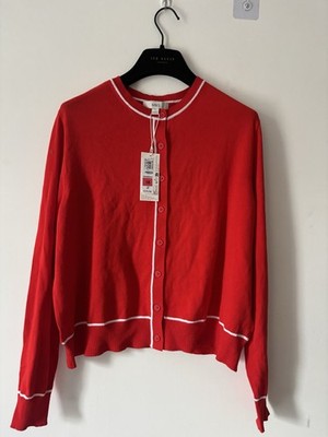M&S Cardigan Rundhalsausschnitt Zipfel Knopfleiste von Marks & Spencer 18