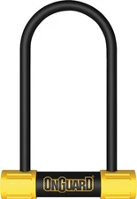 OnGuard BullDog Series U-Lock 3.5 x 7" Keyed Black/Yellow Includes bracket