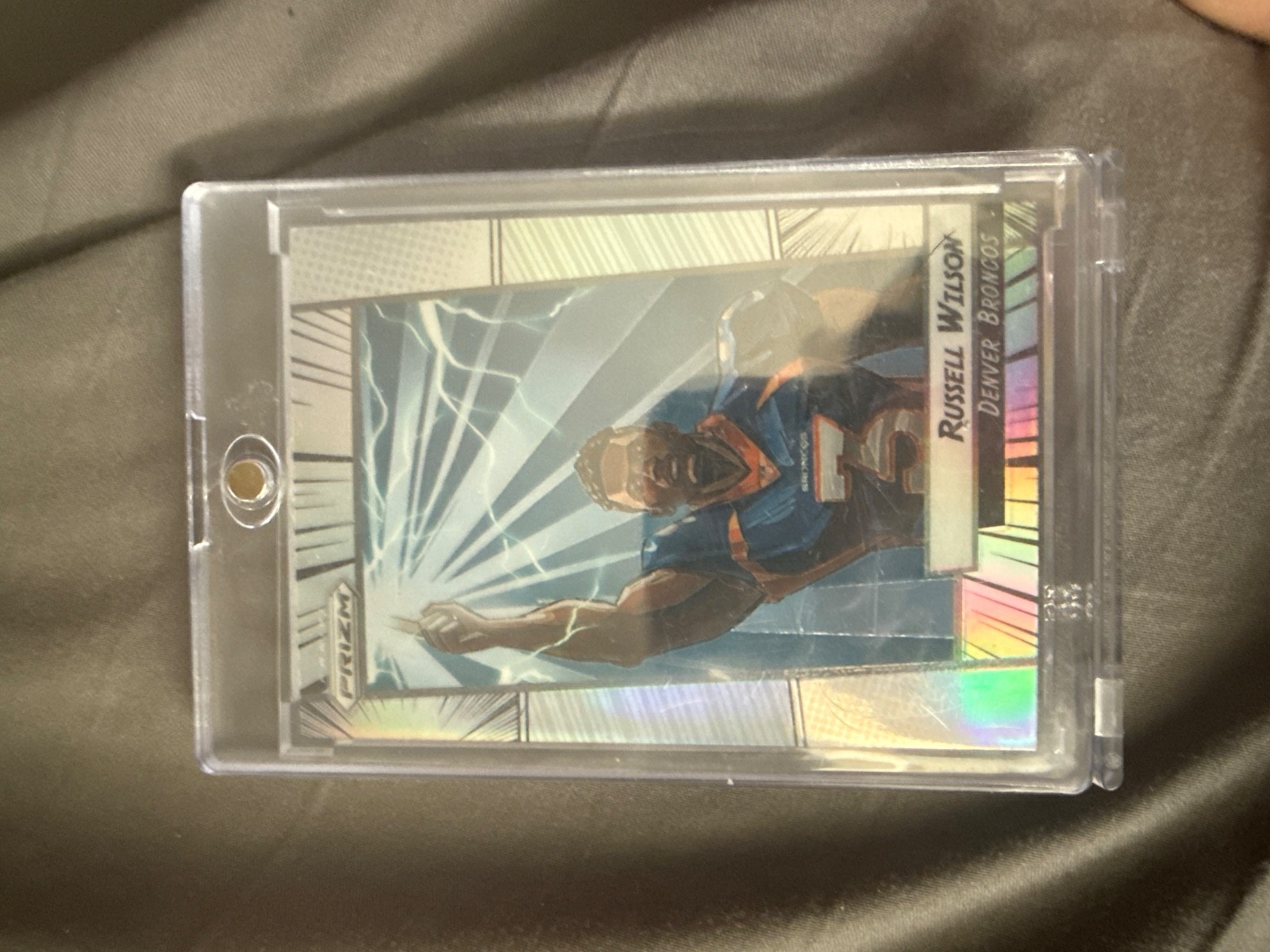 2022 Prizm Football Russell Wilson Manga Prizm SSP Case Hit