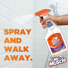 Mr Muscle Platinum Shower Shine Spray, Bathroom Cleaner Pack of 6 6 X 750Ml 5.28 per litre