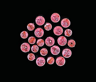 Jenzi Perlen pink 7mm 20 Stück