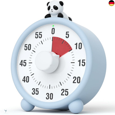 LIORQUE Visueller Timer 60 Minuten Countdown Timer für Kinder und Erwachsene 