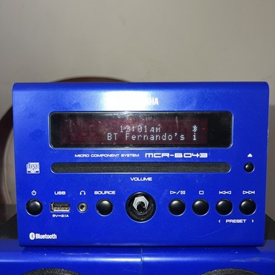 Yamaha MCR-B043 Micro Component CD USB Wide FM AM Radio Bluetooth