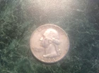 1964 Washington Quarter (purple/black)