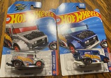 Hot Wheels 2026 Mailed It! Lot of 2 Blue & Silver Team Wheels 168/250