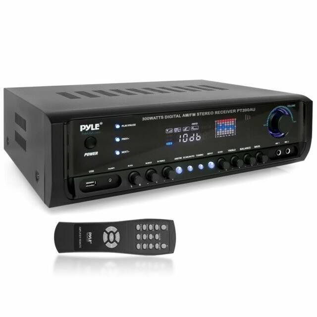 Pyle 300-Watt Digital Home Stereo Receiver System - PT390AU