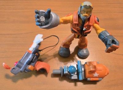 Major Powers & The Star Squad  Action Figure Hasbro Playskool & accessories 
