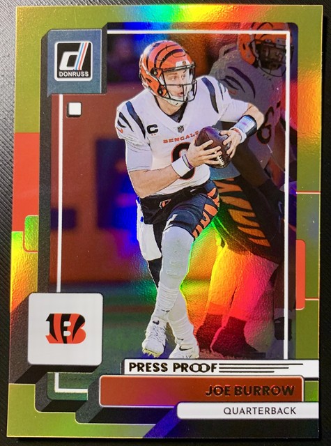 2022 Panini Donruss - Joe Burrow #199 Press Proof Premium