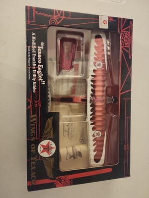 Plane Wings Of Texaco Eaglet Franklin Glider Diecast Bank 10th In Series Nib