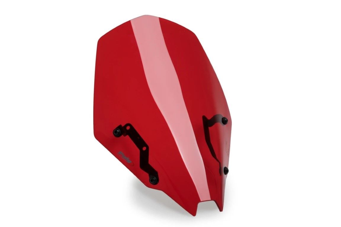 Puig Red New Generation Touring Screen Kawasaki Z500 2024-2025