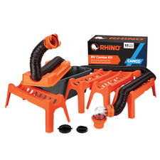 Camco Rhino 20ft RV Sewer Hose Kit 12-Piece w...