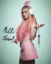 BILLIE LOURD signed Autogramm 20x25cm SCRAM QUEENS in Person autograph COA