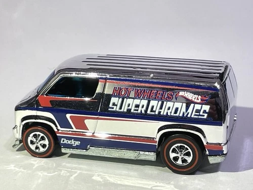 🔥 CUSTOM HOT WHEELS SUPER CHROMES VAN 🚐 Brand NEW Redlines