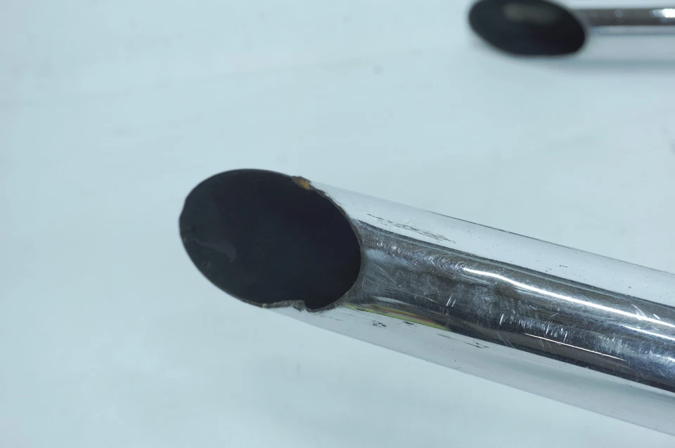 86 Harley Sportster XLH1100 Ltd Liberty OEM Exhaust System Header Pipe Scratch - Image 3 of 4