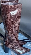 Unbranded Women's Pointed Toe Knee High Boot Size 12 New See Description