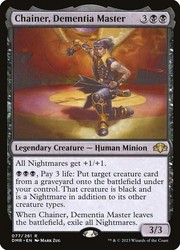 Chainer, Dementia Master 077 Dominaria Remastered Foil Rare