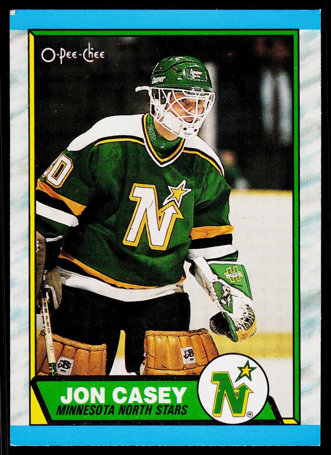 Jon Casey, 1989-90 O-Pee-Chee, #48, Minnesota North Stars, Rookie