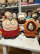 South Park Fun4all Plush Lot Chef Kenny Cartman Vintage Rare Good Condition 3
