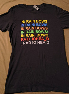 Radiohead Shirt in Rainbows | eBay