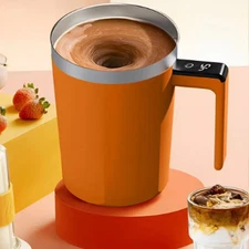 New Electric Magnetic Automatic Self Stirring Mug Cup Mixing Coffee Milk Tea US