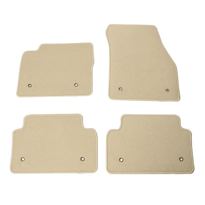 Fit For 18-23 Jaguar E-Pace Beige Nylon Floor Mat Carpet Front & Rear 4PCS Set