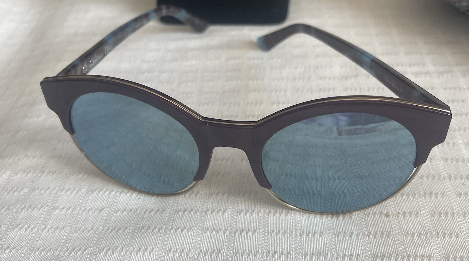 Christian Dior Dior Sideralt Cat-eye Sunglasses Gold  Mirrored Lens thumbnail 2