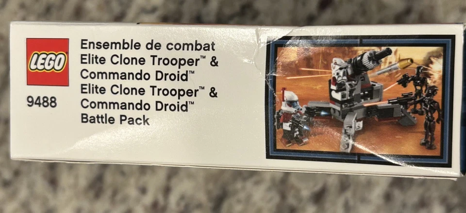 LEGO Star Wars 9488 Elite Clone Troopers Battle Pack NUEVO SELLADO 2012 ¡Caja abollada! Foto 3 de 4