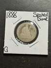 1888 P Seated Liberty Silver Dime Good U.S. 10c Type Coin (Raw19061)
