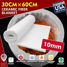 Ceramic Fiber Insulation Blanket - 10mm x 12"*24" - 2500F - Fireproof Insulation