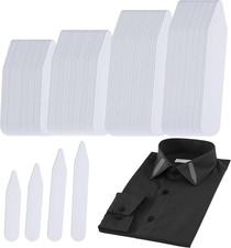 112 PCS Collar Stays for Men'S Dress Shirts,Plastic Collar Stays Dress Shirt Col