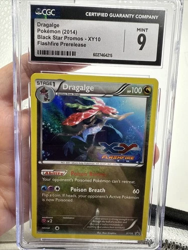 Dragalge Pokemon (2014) Black Star Promos- XY10 Flashfire Prerelease CGC 9