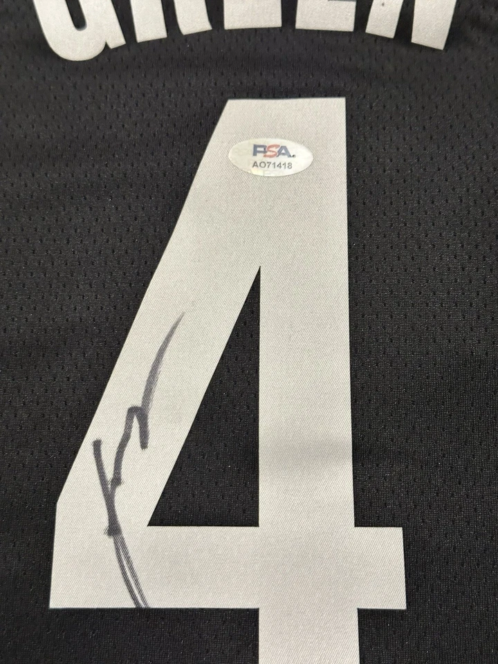 Jalen Green Signed Houston Rockets Jersey PSA COA Autograph Large - Image 3 of 3