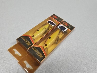 (2) Discontinued Xcalibur TWITCH BAIT XT3 Jerkbaits...Sour Grape...Tough!!!