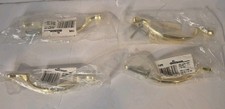 4 Amerock Allison 174PB Polished Brass 3"cc Cabinet Hardware Handles Pulls