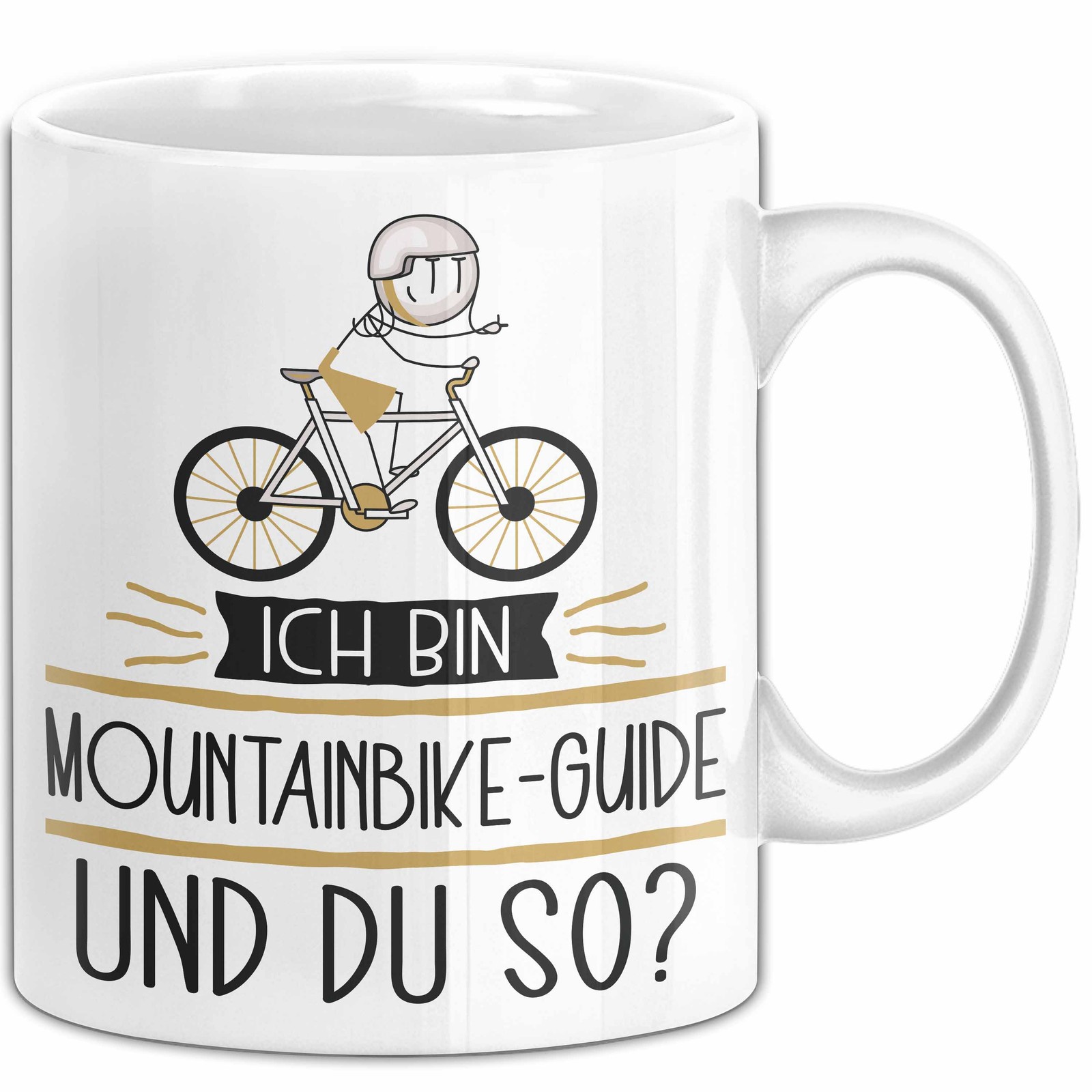 Tazza Guida Mountain Bike Regalo Io Sono Guida Mountain Bike E Tu Così Gifti