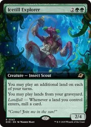 Icetill Explorer #343 (Extended Art) Foil Edge of Eternities