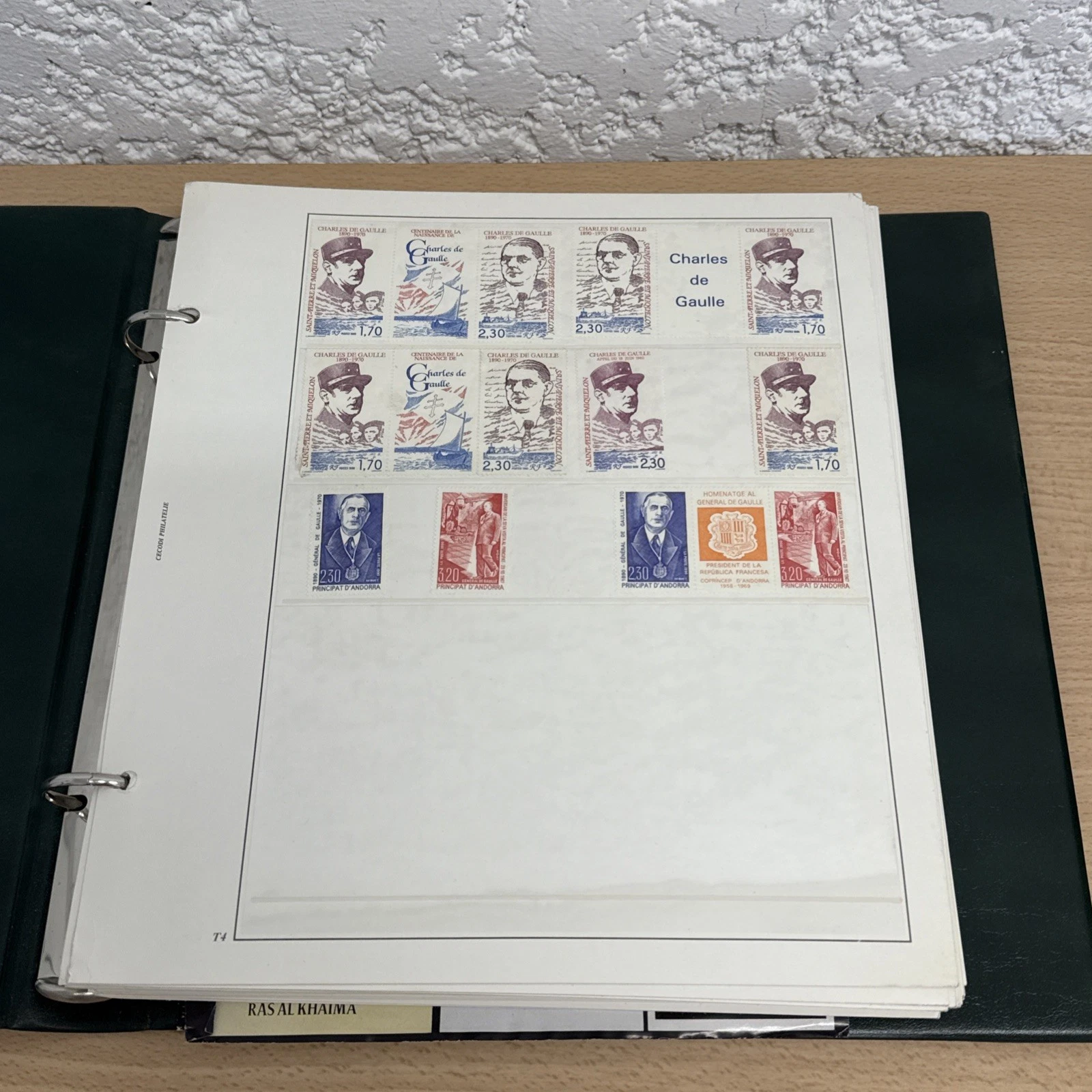 Album De Timbres / Enveloppes Sur Charles De Gaulle France Et Autres Pays