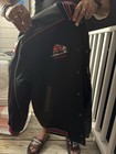CN Railroad Mechanical Jacket Black Red w/ Canada Flag Patch Embroidered — photo 2