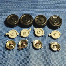  Chrome Reverse Wheels 1934 Ford Coupe 125 Scale 1000s Model Car Parts 4 Sale