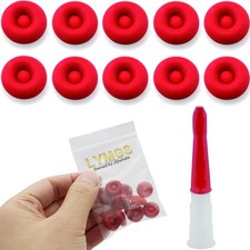 LYMGS Universal Fit Caulk Tube Latex Sealing Caps, Saver Cover Red
