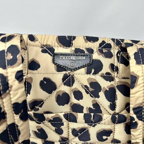 TWELVElittle Beige Leopard Carry Love Tote Diaper Bag - Picture 3 of 9